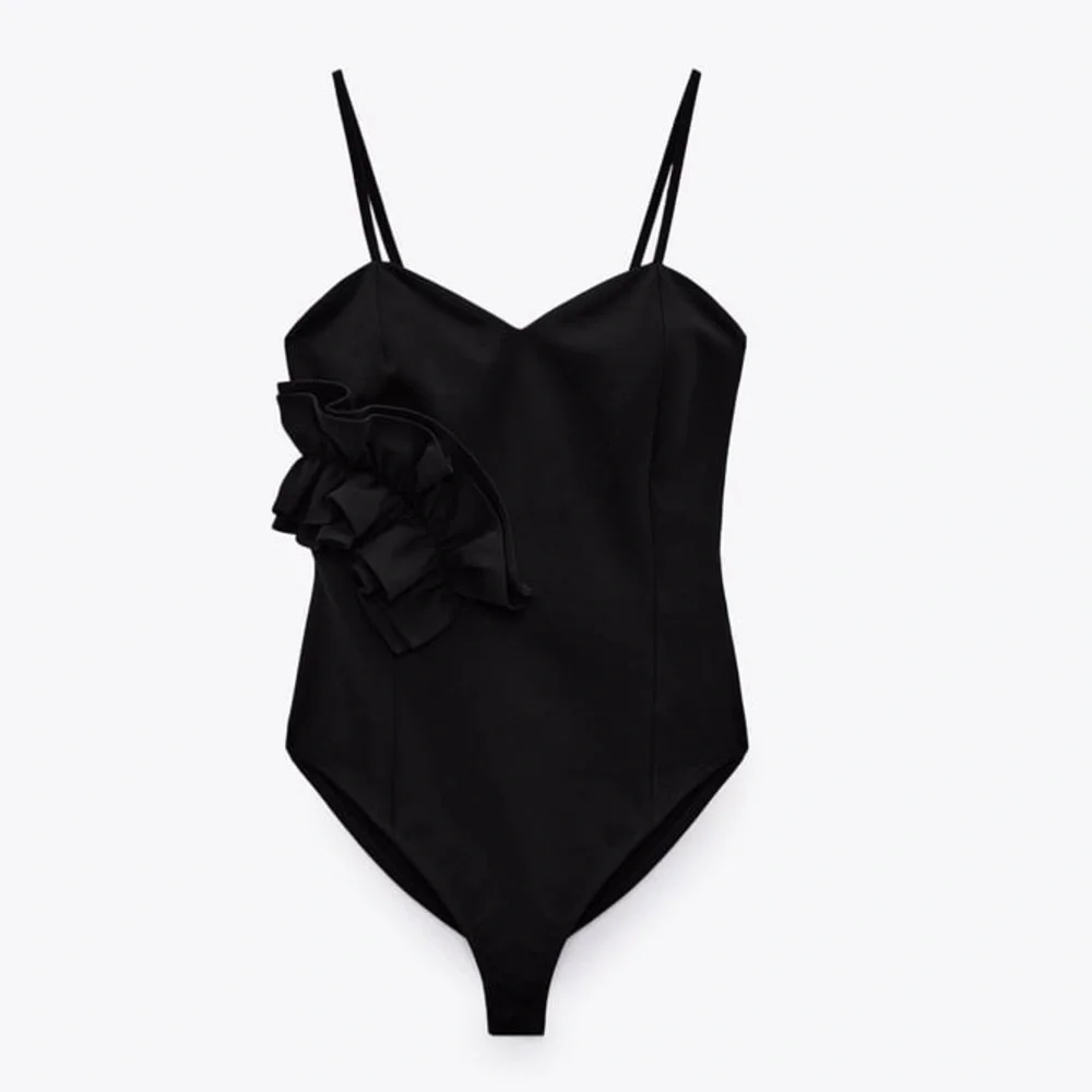 ZARA RUFFLED‎ BODYSUIT